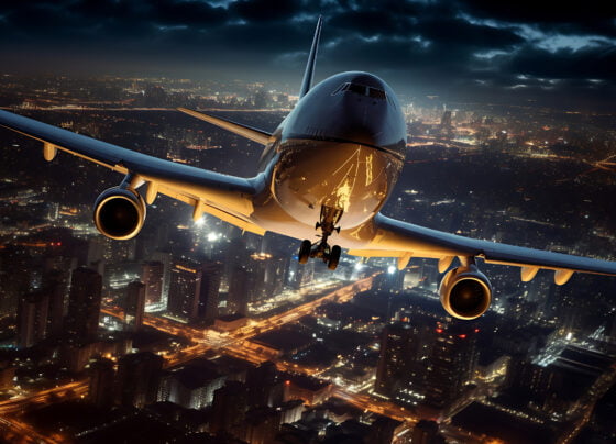 jumbo jet flying sky 3