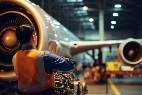 photo portrait engineer working with airplane parts making repairing 763111 65423